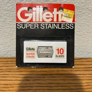Gillette Super Stainless Razor Blades - 10 Pack